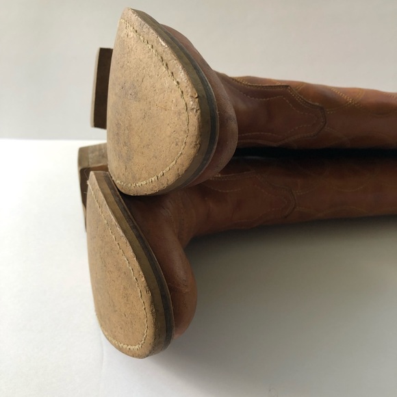 Vintage Texas Made In USA Cowboy Embroidered Boots - Picture 7 of 13